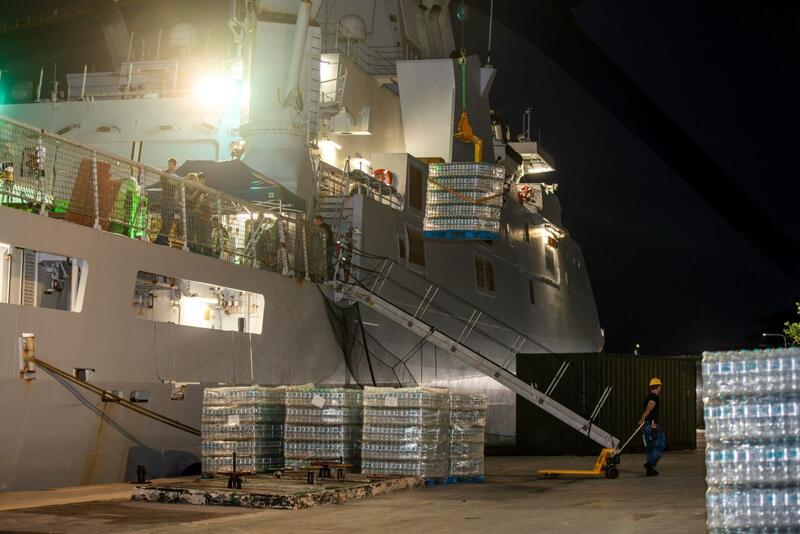 Zr. Ms. Groningen a sali for di Kòrsou pa bai Venezuela ku ayudo humanitario